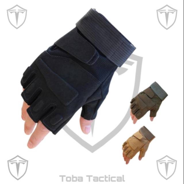 Sarung tangan pendek Tactical Blackhawk outdoor Glove militer army