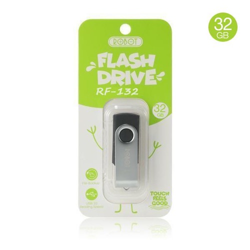 Flashdisk Robot 32Gb Rotatable RF132 with package