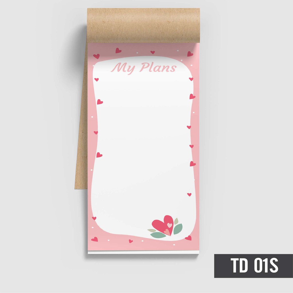 

MEMO CATATAN KECIL / TO DO LIST Kode TD01S
