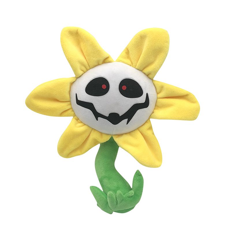 30cm Boneka Deltarune Undertale Zombies Boss Flower Plush Figure Toy Soft Stuffed Doll Toys Mainan