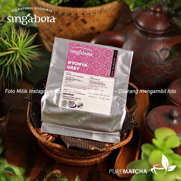 

(BISA COD) Singabera - Nyonya Grey 100gr Premium Artisan Tea Indonesian Earl Grey