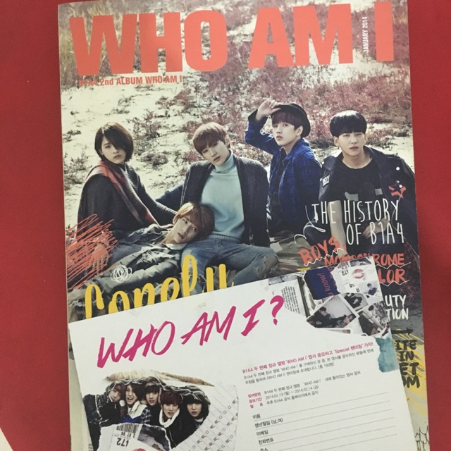 B1A4 WHO AM I ALBUM + POSTCARD