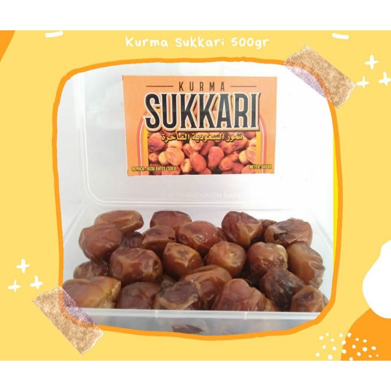 

[TERLARIS] KURMA SUKKARI 500GR