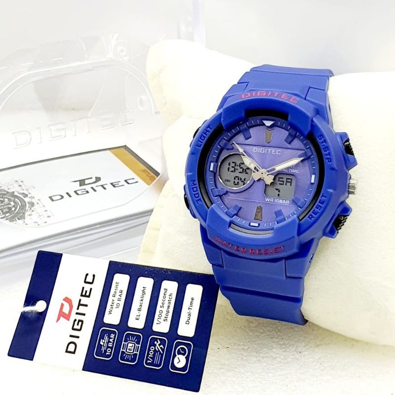 JAM TANGAN DIGITEC 4130 SPORTY KEREN ORIGINAL WATER RESIST NEW ARRIVAL