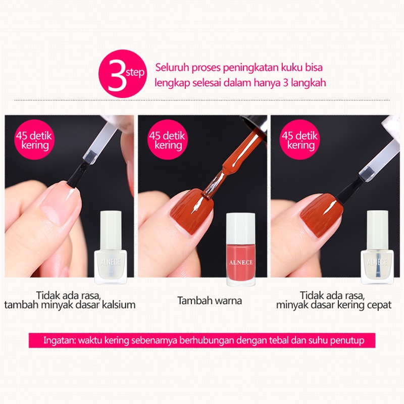 ALNECE 【Bisa Sholat✔️】 40 warna kutek peel off kutek/HALAL KUTEKS/cat kuku halal muslimah Gel Nail polish