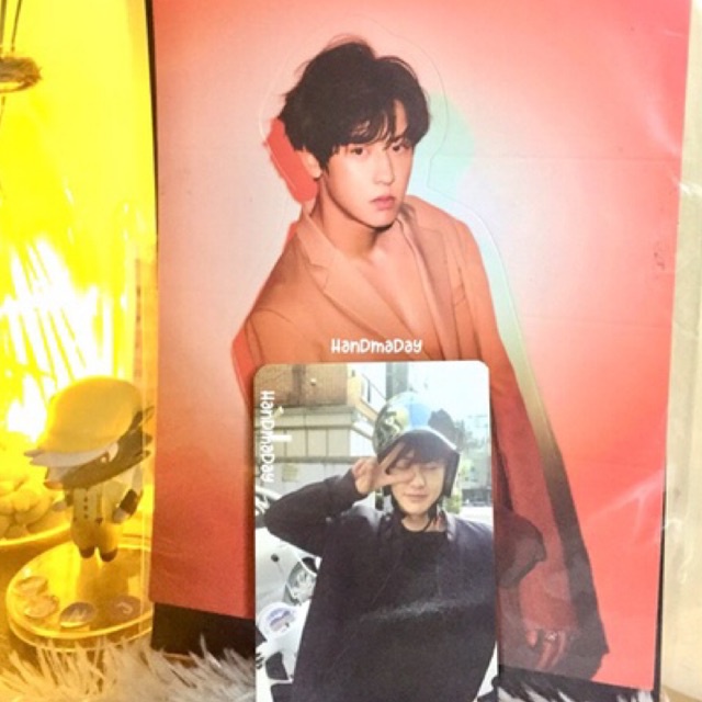 pc chanyeol helm + standee love shot [booked]