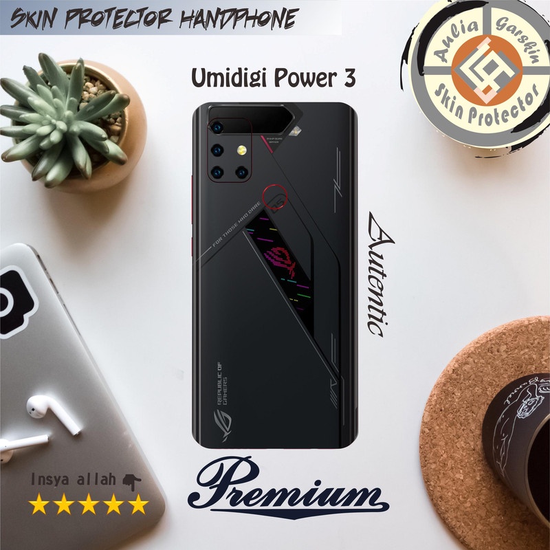 Garskin HP Umidigi Power 3 Motif Rog 5 Free Custom Motif (Bisa COD)
