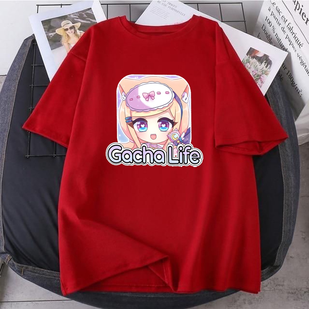 KAOS ATASAN ANAK UNISEX / BAJU ANAK GACHA LIFE GAME ANAK / KAOS ANAK LAKI LAKI PEREMPUAN BAHAN PREMI