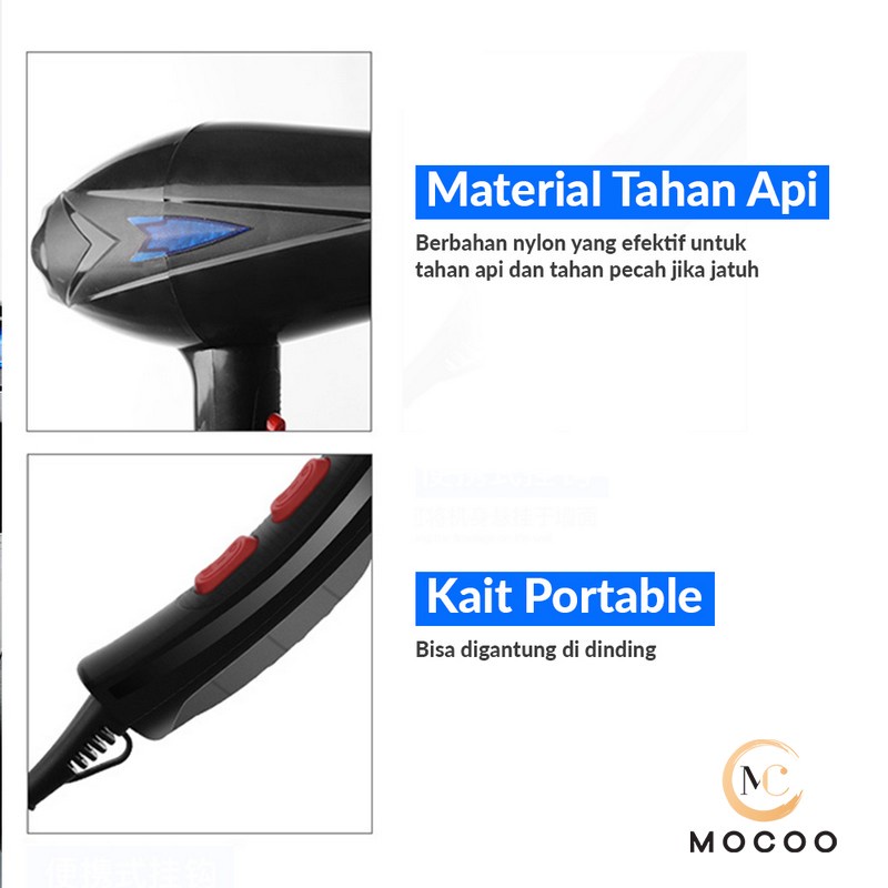 MOCOO Pengering Rambut Professional Hair Dryer Professional ( Free Sisir )MC-1636