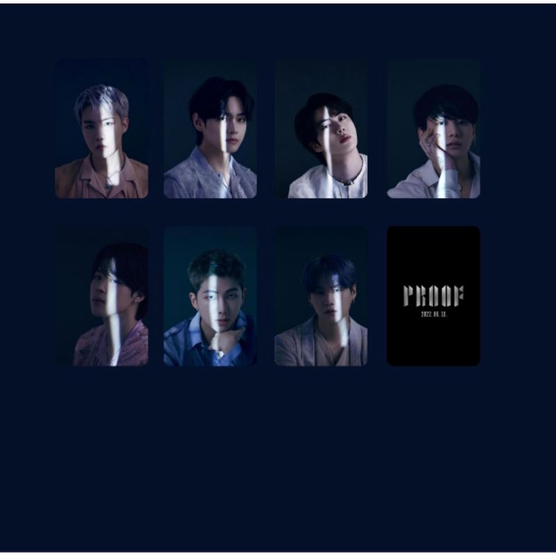 Unofficial photocard BTS Proof