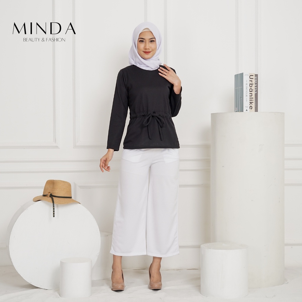 Baju Wanita Tops Saved Blouse Hanin Minda All Size