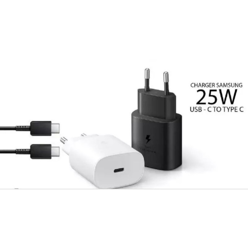 Charger Samsung 25W Original 100% Fast Charging USB C to USB C