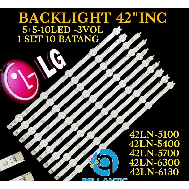 BACKLIGHT TV LED LG 42LN5100-52LN5400-42LN5700-42LN6300-42LN6130