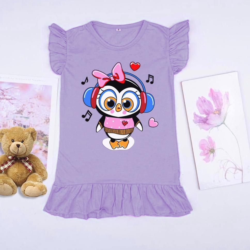 VF - DRESS MOTIF ANAK USIA 2 - 6 TAHUN / DRESS RUFFLE | GND.11Au22p