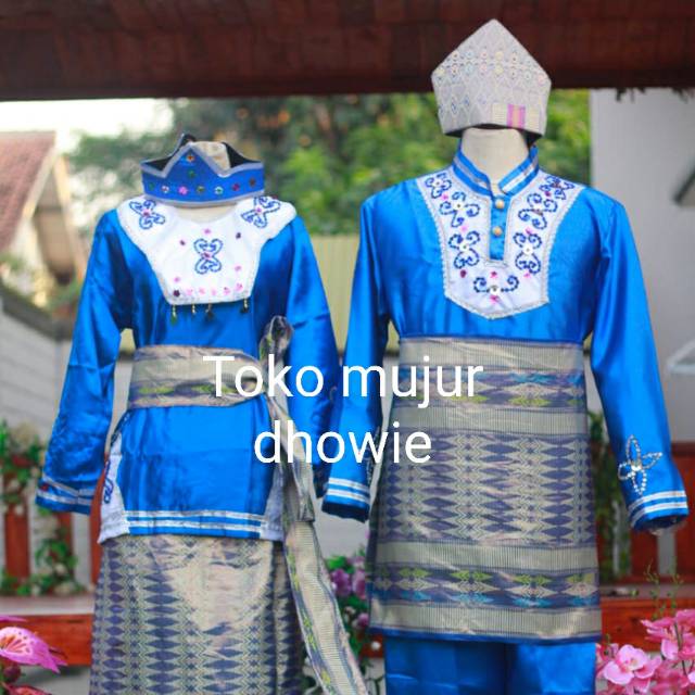 Baju adat bangka belitung dewasa - sumatra selatan