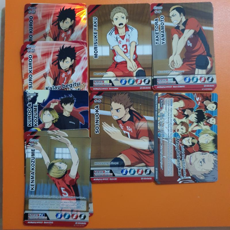 Nekoma Team - Haikyu Fly High Volleyball Card Game