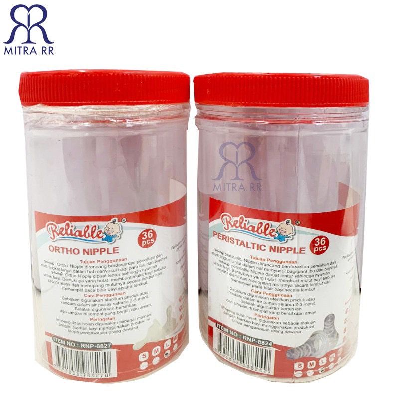 Dot Pigeon Sillicone Nipple Size S,M,L / Dot Silicone Pigeon Slim Neck Regular-Toples Kosong Reliab