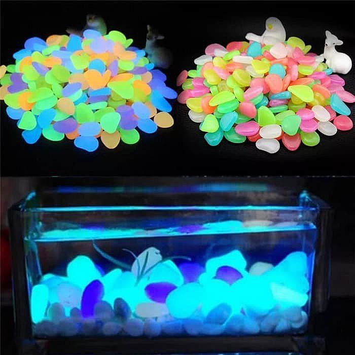 BATU NYALA 1 Pcs Batu Aquarium ikan Batu Akuarium Hias Akuarium Kura Glow in The Dark Stone