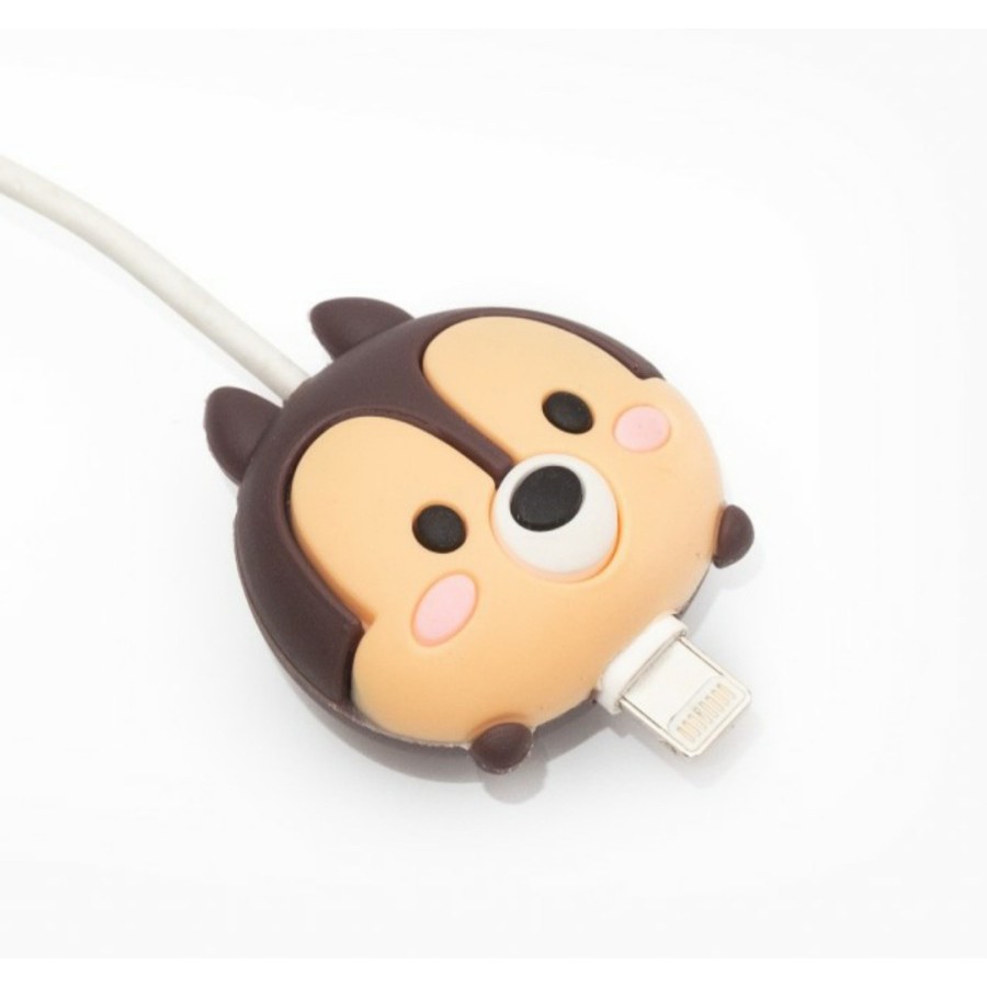 CABLE BITE Pelindung Ujung Kabel Cord Protector Saver Kartun Karakter Disney Tsum Tsum