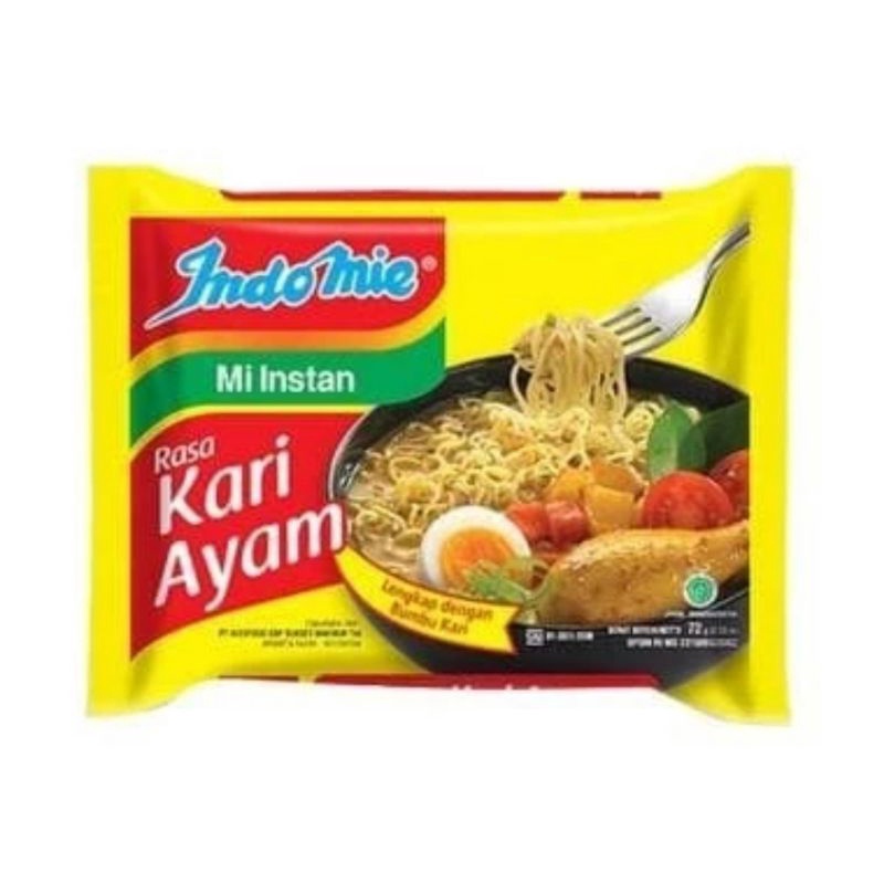 

INDOMIE / MIE INSTAN KARI AYAM NIKMAT 72 GR