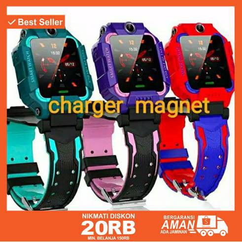 JAM TANGAN AIMO Z6 DUAL KAMERA TAHAN AIR FROZEN DUA IMOO SMARTWATCH