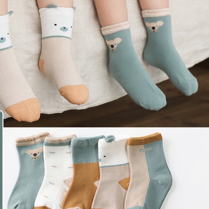 [5 PSG] 0-8 thn | KAOS KAKI BAYI ANAK IMPOR SOCKS LUCU KARAKTER KARTUN UNISEX catalog vol.T