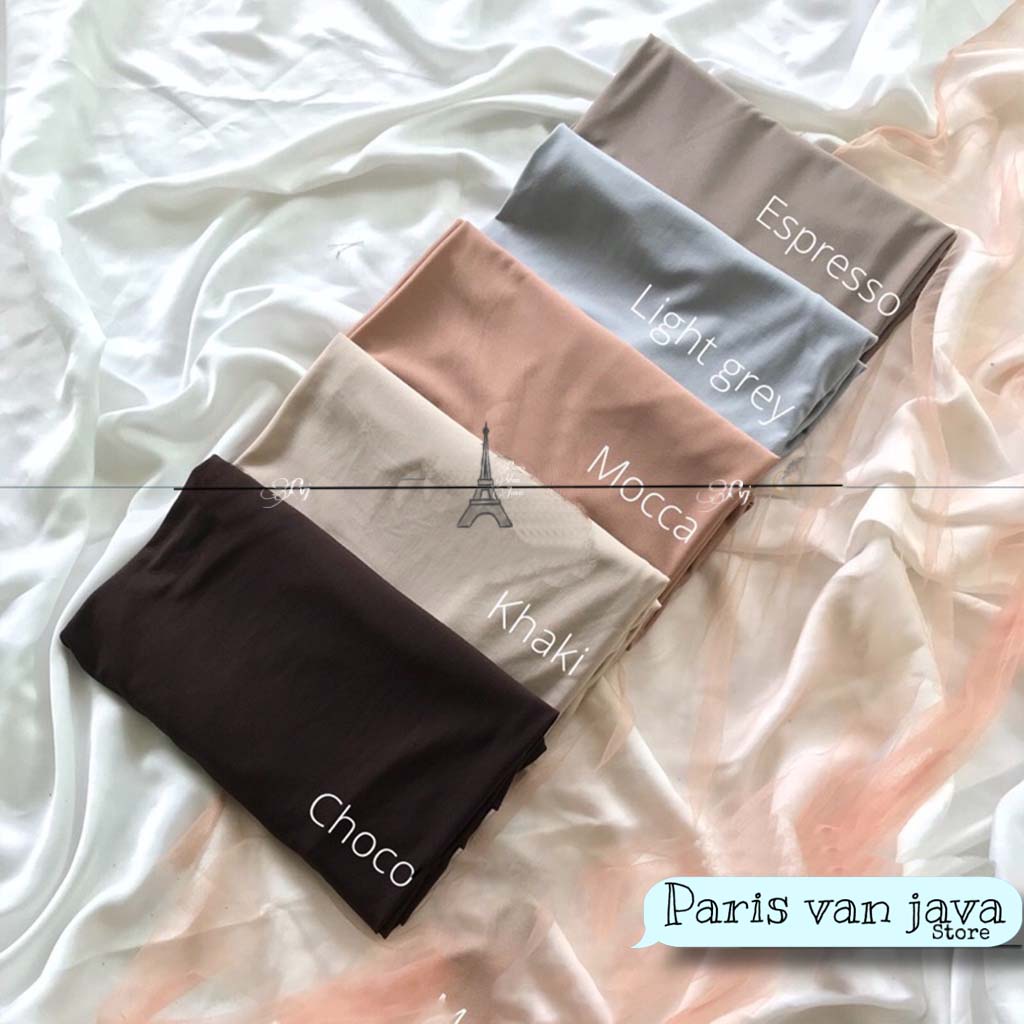 Hijab Bergo Maryam Jersey Tali Non Pad Ukuran M High Quality | Jilbab Instan Sorong Tali Non Pad (M)