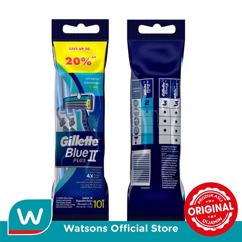 Gillette Blue 2 Plus 2s