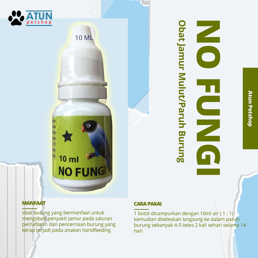 Obat Burung Anti Jamur Putih Mulut No Fungi Shopee Indonesia