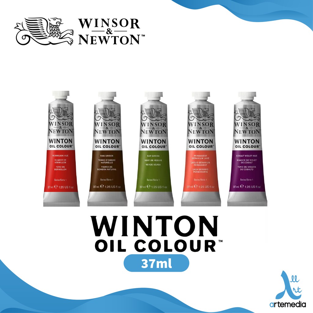 

Winsor & Newton Winton Oil Color Paint 37ml Cat Minyak - 02/02