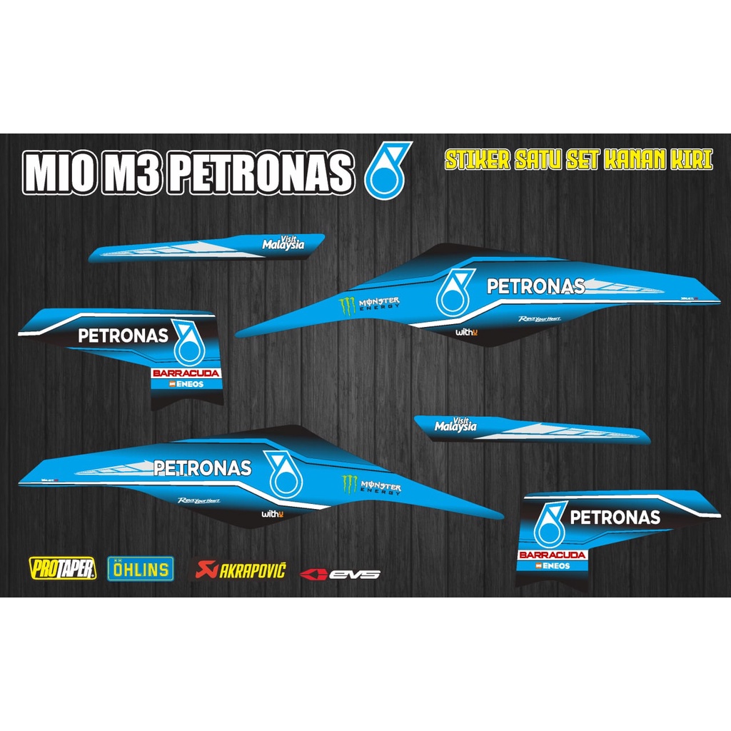 STIKER STRIPING DECAL MIO M3 MIO Z PETRONAS