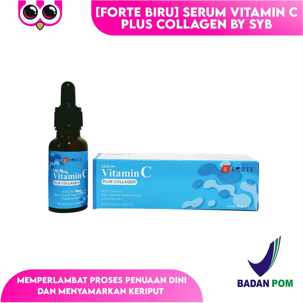   forte biru   serum vitamin c plus collagen by syb