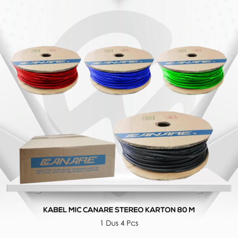Kabel Canare Roll / Kanare Rol / Kabel Mic Canare L2T-2S Standard Jepang 80m
