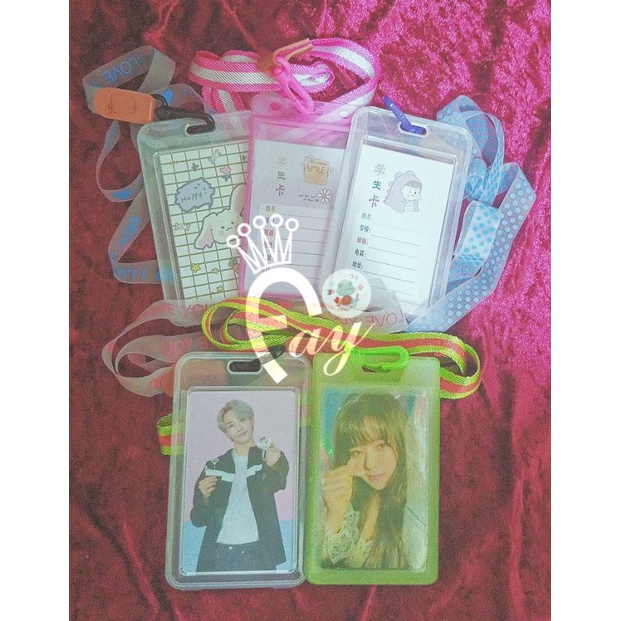 PHOTOCARD HOLDER / ID PHOTOCARD + GANTUNGAN