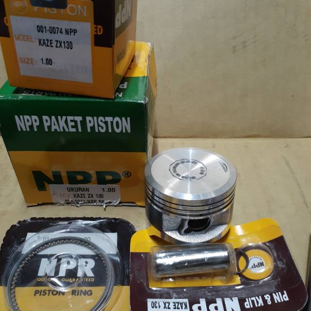 Piston kit kaze zx 130 oversize 100 NPP