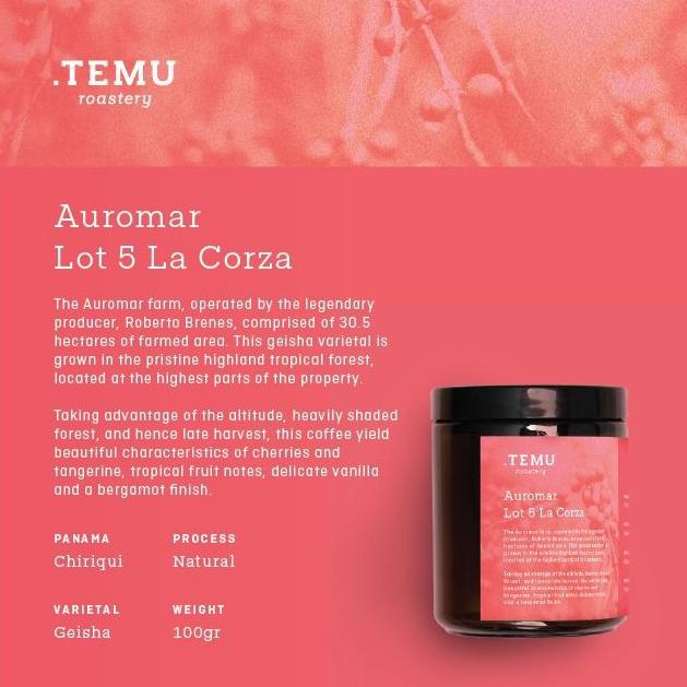 

AUROMAR LOT 5 LA CORZA 100GR (BIJI KOPI ARABIKA) FBFG63546