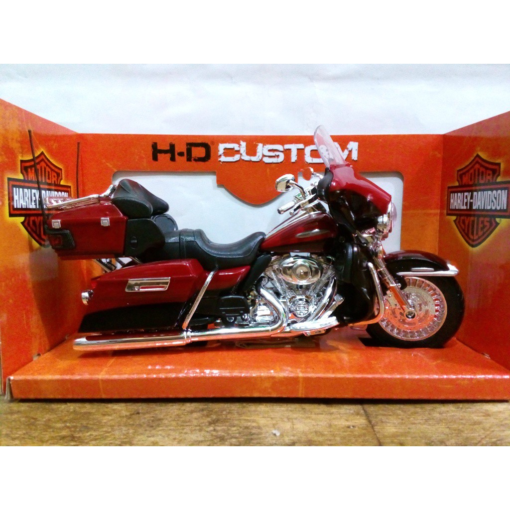 Diecast Miniatur Motor Moge Klasik Harley Davidson Flhtk Electra Glide Ultra Limited 2013 Murah Shopee Indonesia