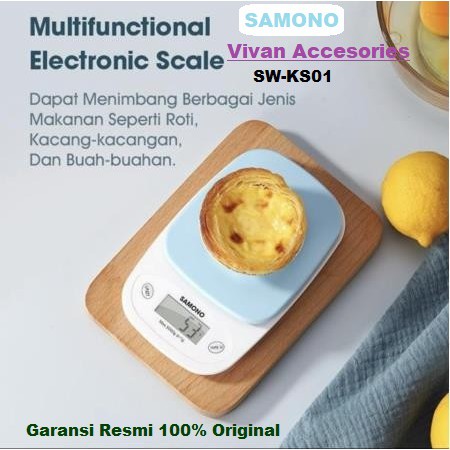 Timbangan Bumbu Dapur Samono SW-KS01 Digital LCD Display 5Kg