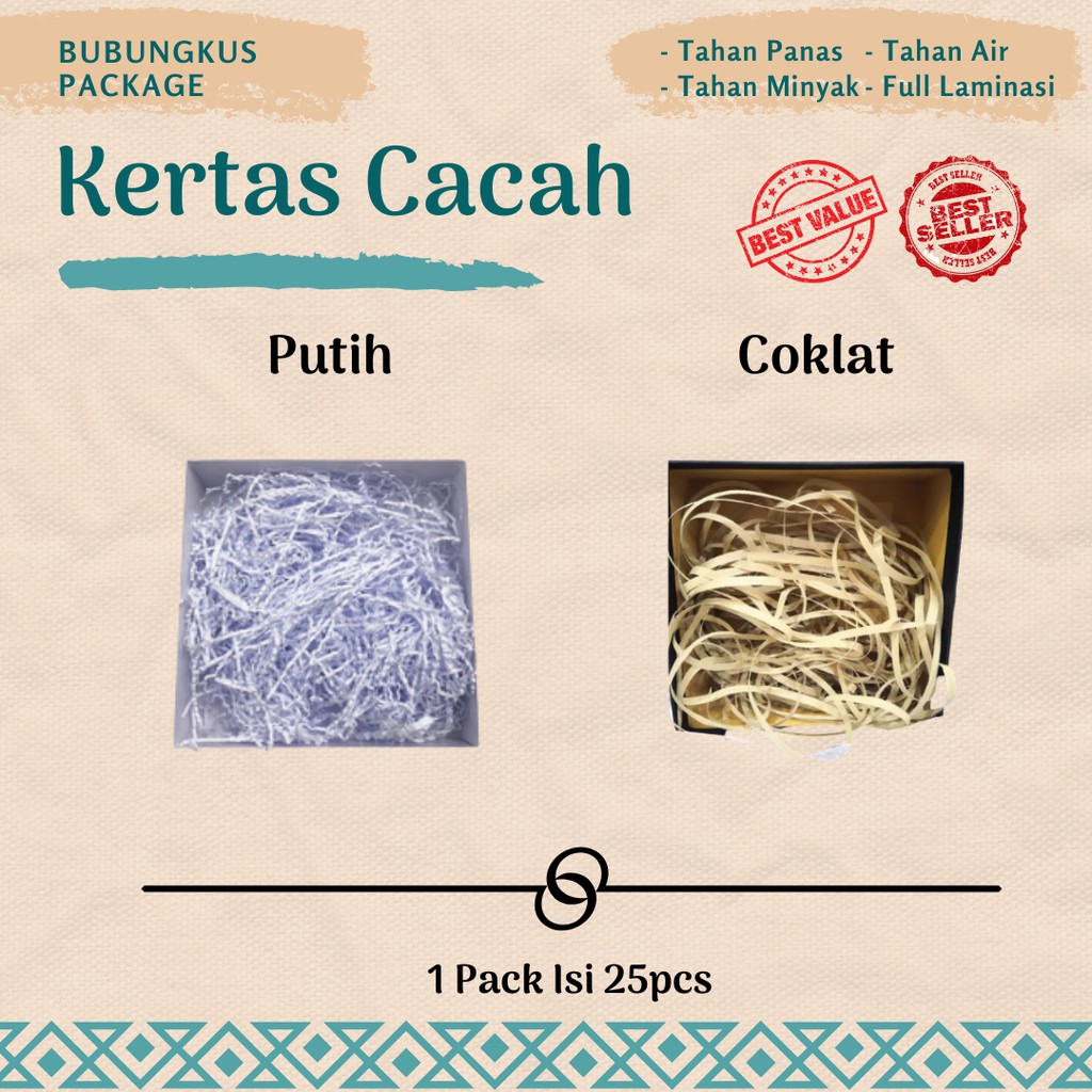 

Kertas Cacah 250gr / Shreded Paper / Kertas Potong / Kertas Suir / Potongan Kertas