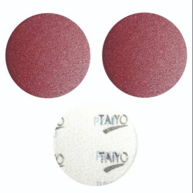 Amplas Bulat Velcro / Paper Disc - TAIYO 4&quot; (@10pcs)