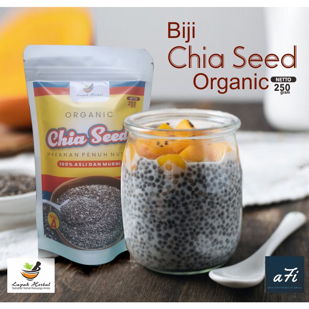 

Organic ChiaSeeds 250 gram | Obat Herbal Pencernaan CIaSeed | Chia Seed | Cia Seed