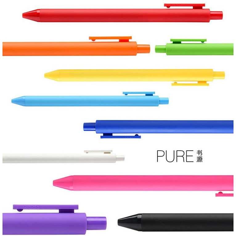 Pulpen Pen Pena Bolpoin Gel Colorful Ink 0.5mm 10Pcs Alat Tulis Kantor