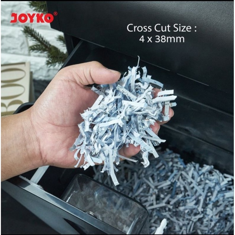 Mesin Penghancur Kertas JOYKO SHD 04 Cross Cut - Paper Shredder SHD04 ORIGINAL