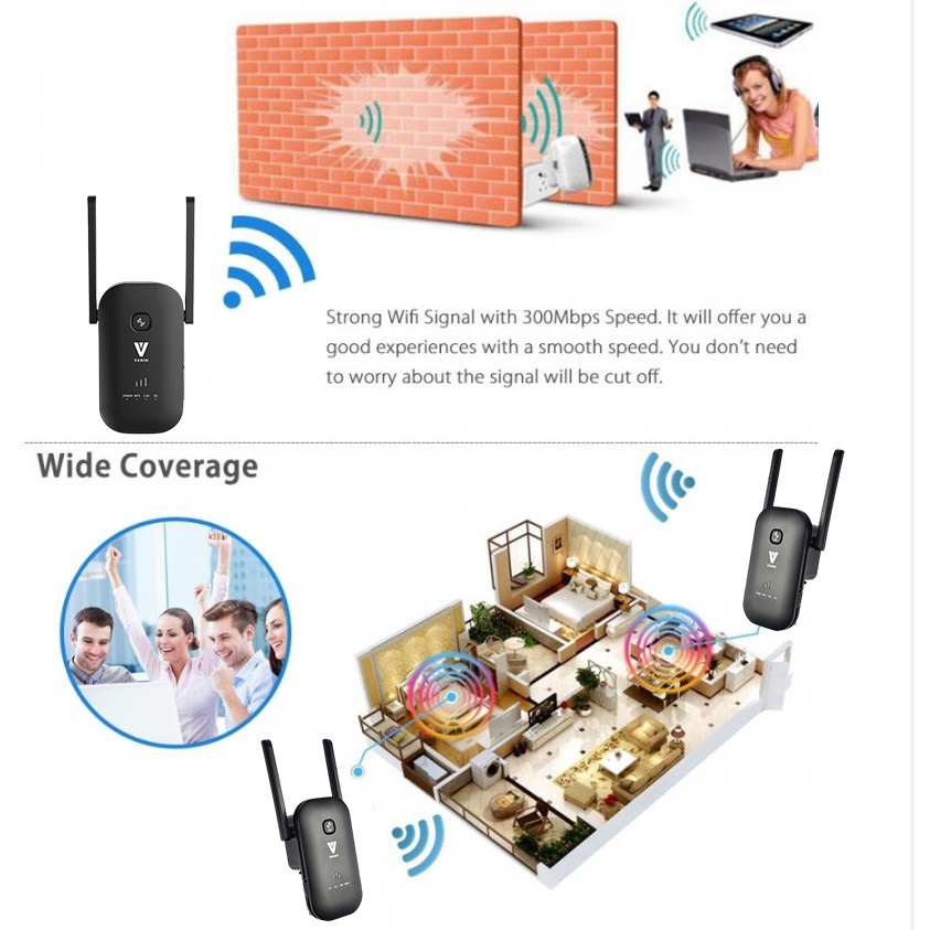 WiFi Extender Reapeter Amplifier WiFi Range Extender Signal Amplifier Wireless Wifi Amplifier Penguat Sinyal Wifi