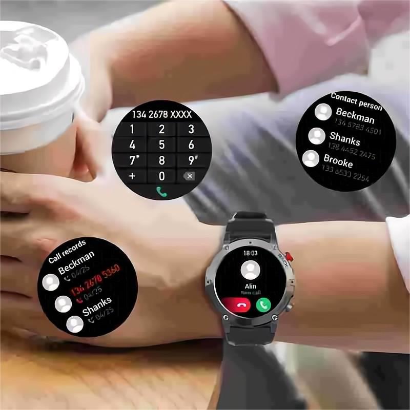 Jam Tangan Outdoor Pria✅C21 IP68 Waterproof Bluetooth Call Men Jam Tangan Pintar Pria Baterai Besar Olahraga Smartwatch Pria Sport Fitness Tracker