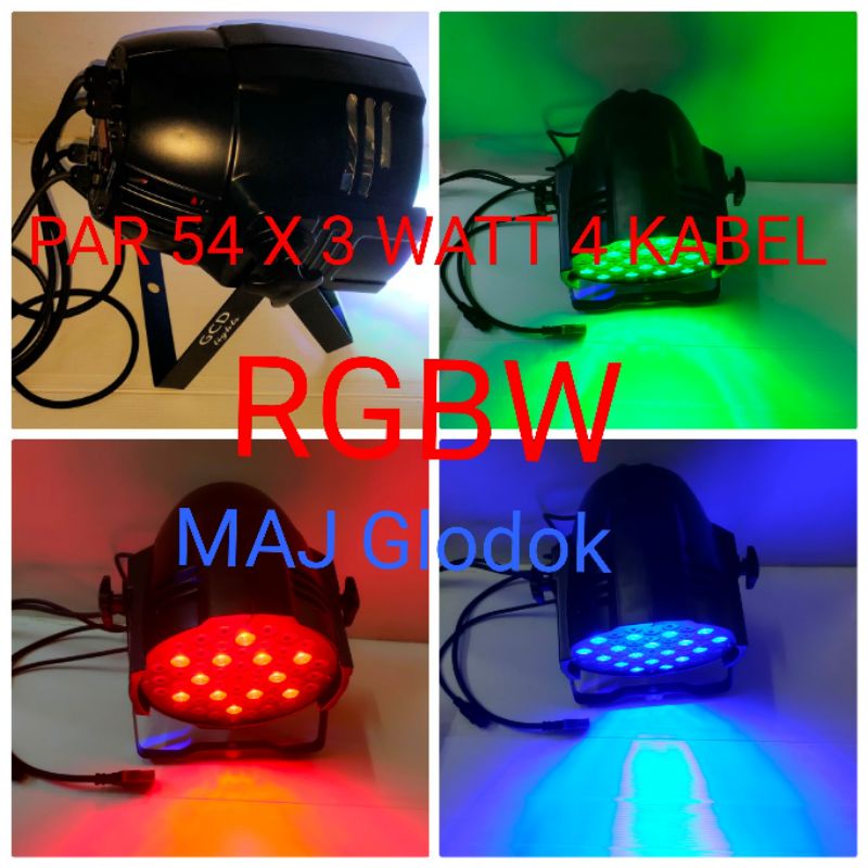 Lampu Par LED 54x3Watt