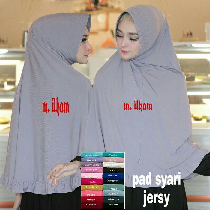 JILBAB INSTAN PAD SYARI ORINAL M.ILHAM - SYARI PAD JUMBO