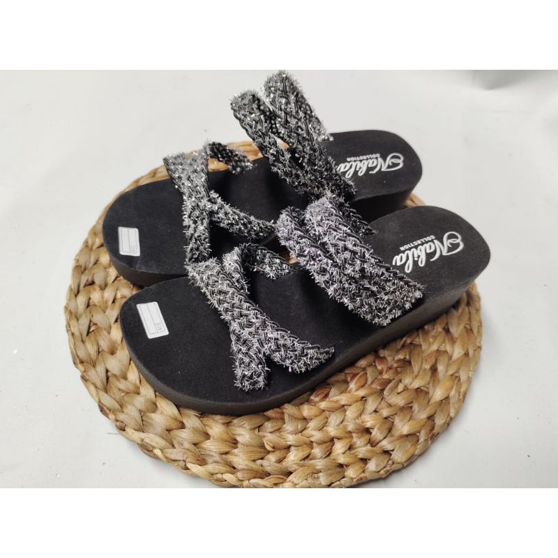 Sandal Wedges Silang Kepang