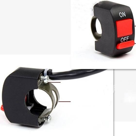 TOMBOL ON OFf  LAMPU STANG stir VARIASI motor