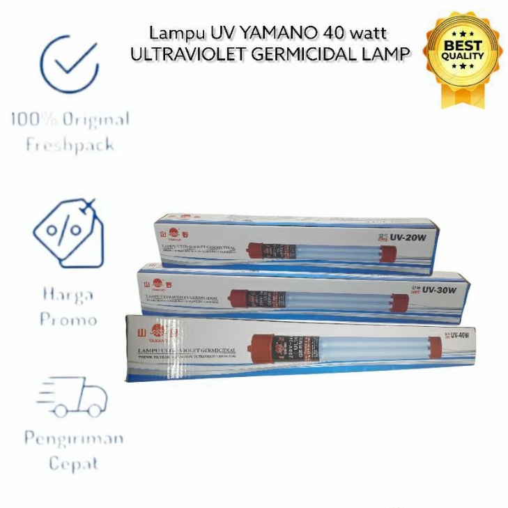 Lampu UV YAMANO 20 30 40 watt ULTRAVIOLET GERMICIDAL LAMP anti Lumut